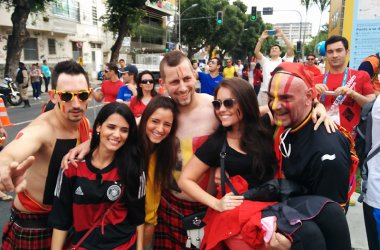 Fußball-WM in Brasilien: Teufel-Fans aus Ostbelgien in Rio