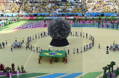 Eröffnungzeremonie der Fußball-WM in Sao Paulo/Brasilien