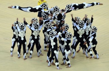 Eröffnungzeremonie der Fußball-WM in Sao Paulo/Brasilien