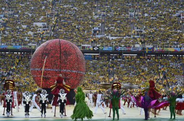 Eröffnungzeremonie der Fußball-WM in Sao Paulo/Brasilien