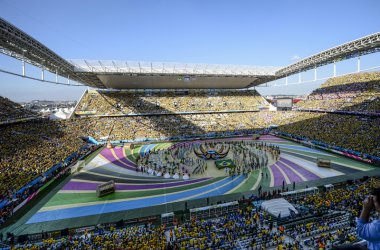 Eröffnungzeremonie der Fußball-WM in Sao Paulo/Brasilien