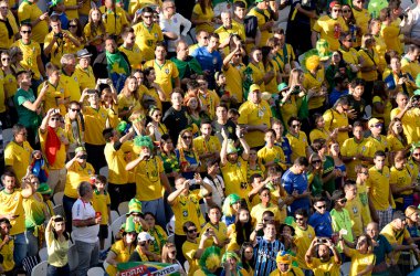 Eröffnungzeremonie der Fußball-WM in Sao Paulo/Brasilien