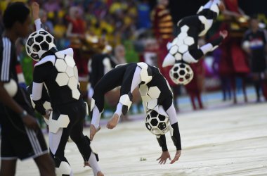 Eröffnungzeremonie der Fußball-WM in Sao Paulo/Brasilien