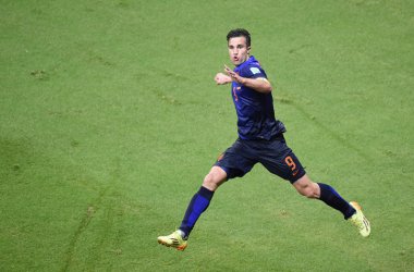 Niederlande schlagen Spanien - zweiter Treffer von Van Persie