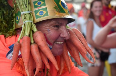 Spanien vs. Niederlande - Oranje-Fans