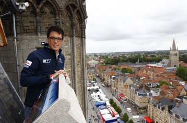 Ypern-Rallye: Thierry Neuville ist diesesmal (fast) nur Zuschauer - Ypern-Rallye: RACB-Coach Marc Duez mit Pieter Tsjoen - Foto: Gregory Lenormand/DPPI