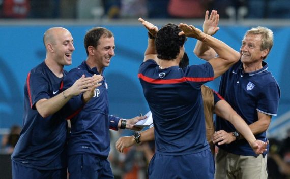 Jubel beim US-Team nach glücklichem Sieg gegen Ghana