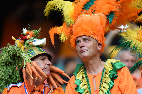 Hauptsache oranje: Holland-Fans im WM-Fieber