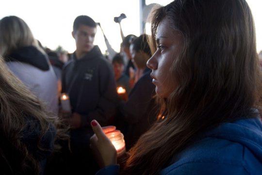 Trauer nach der Schießerei an der Reynolds High School in Troutdale, Oregon