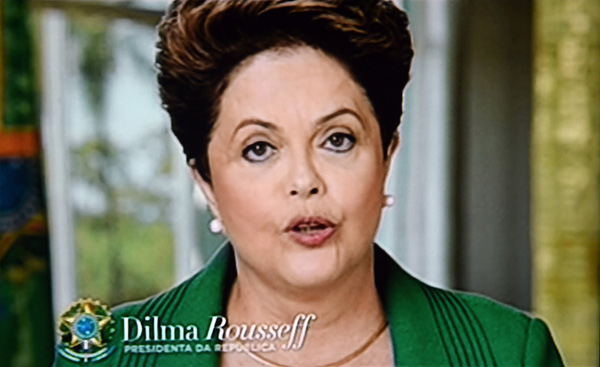 Präsidentin Rousseff warnt in einer Fernsehansprache vor Vandalismus