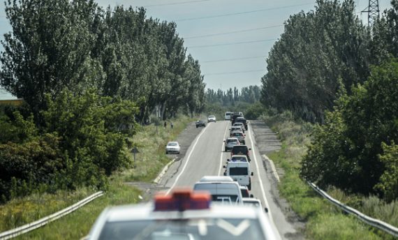 Experten auf dem Weg zur Absturzstelle (28. Juli)