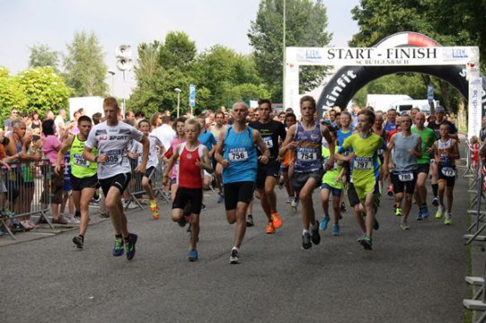 Start des Laufs "Rund um den See"