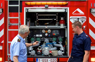 Neue Rettungsfahrzeuge in Eupen vorgestellt
