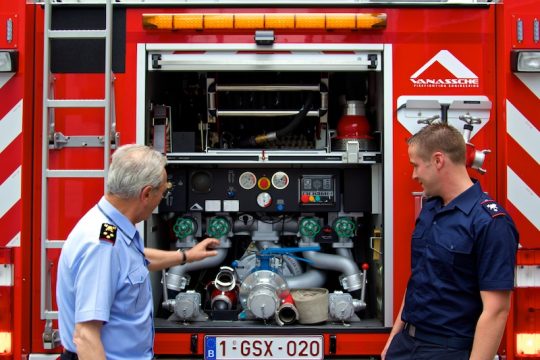 Neue Rettungsfahrzeuge in Eupen vorgestellt
