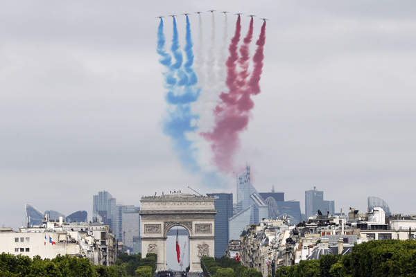 Frankreich begeht seinen Nationalfeiertag
