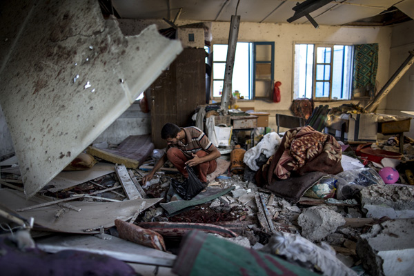 UN-Schule in Gaza getroffen (30. Juli)