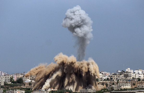 Der Gazastreifen steht unter Beschuss