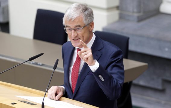 Der neue flämische Ministerpräsident Geert Bourgeois am 26.7.