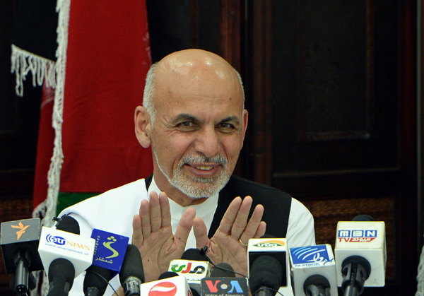 Ashraf Ghani am 5. Juli