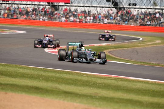 Lewis Hamilton beim Formel 1-Rennen in Silverstone