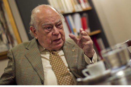 Jordi Pujol enttäuscht die Nationalisten in Katalonien (Bild vom 26.5. in Barcelona)