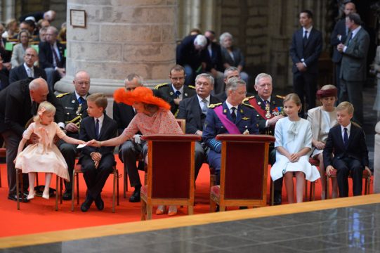Te Deum zum Nationalfeiertag in der Brüsseler Kathedrale St. Michael und Gudula