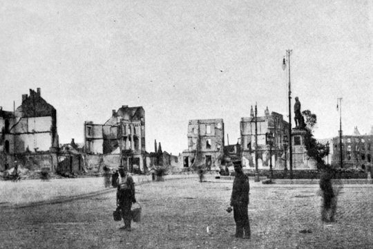 Löwen wurde im Ersten Weltkrieg völlig zerstört