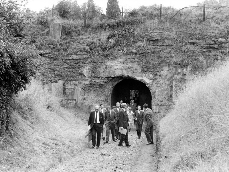 Besuch im Fort von Loncin - 50 Jahre nach dem Ersten Weltkrieg (11. August 1964)