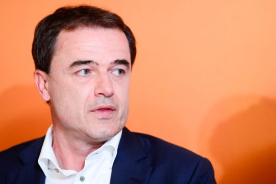 CDH-Präsident Benoît Lutgen am 21.7.