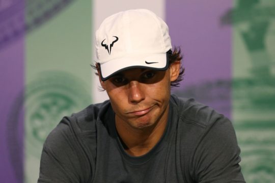 Nadal enttäuscht nach seinem Aus