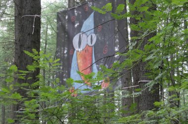 Kunstprojekt "N'art'urelle" am See von Robertville