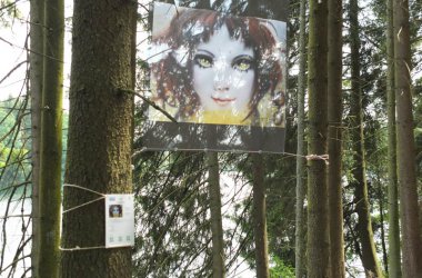 Kunstprojekt "N'art'urelle" am See von Robertville