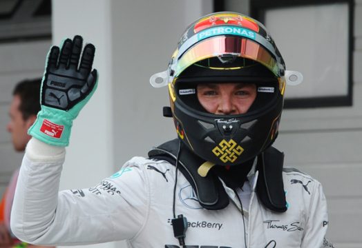 Nico Rosberg fährt in Ungarn auf die Pole Position