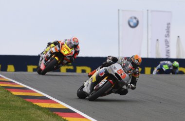 Tito Rabat und Simone Corsi. GP von Deutschland auf dem Sachsenring