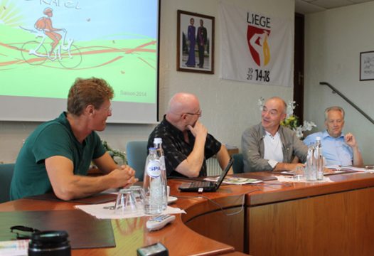 Ravel Lontzen: Die Veranstalter Dany Heck, Alfred Lecerf, Adrien Joveneau und Albert Stassen