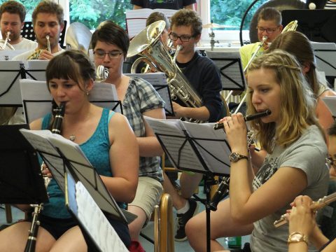Grenzüberschreitendes Musizieren: In Kyllburg proben diese Woche junge Musiker aus Belgien, Deutschland und Luxemburg als Sinfonisches Blasorchester