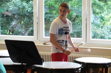 Grenzüberschreitendes Musizieren: In Kyllburg proben diese Woche junge Musiker aus Belgien, Deutschland und Luxemburg als Sinfonisches Blasorchester