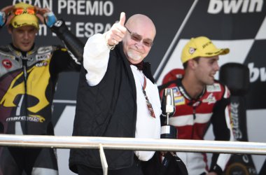 Boss Marc Van Der Straten beim GP von Spanien