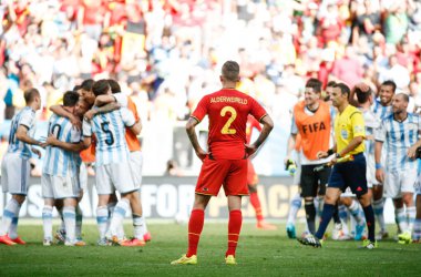 WM-Aus: Belgien nach 0:1 gegen Argentinien ausgeschieden (Bild: Bruno Fahy/BELGA)