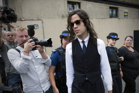 Peaches Geldofs Ehemann, der Musiker Thomas Cohen, am 23.7. in Gravesend