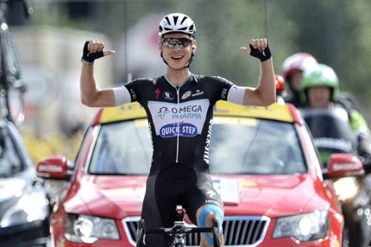 Tony Martin feiert Solo-Sieg im Elsass