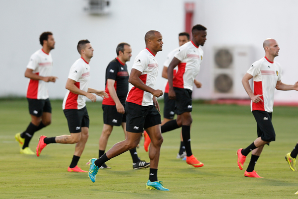 Letztes Training der Roten Teufel in Salvador (30.6.)