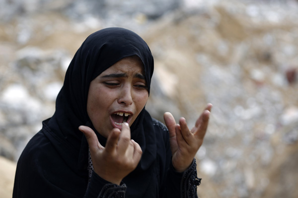 Trauer im Gazastreifen: Die Zahl der getöteten Palästinenser stieg auf 526