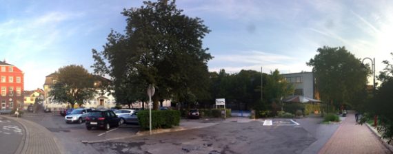 Hier in der Eupener Unterstadt soll der neue Platz entstehen