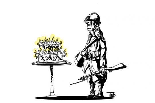 Erster Weltkrieg aus der Sicht von Tine