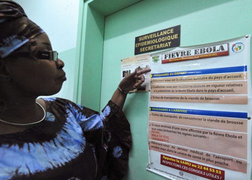 Informationsplakat in Abidjan/Elfenbeinküste