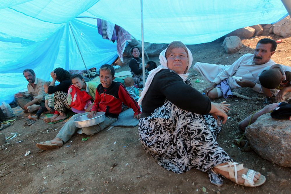 Die meisten Flüchtlinge gehören der religiösen Minderheit der Jesiden an