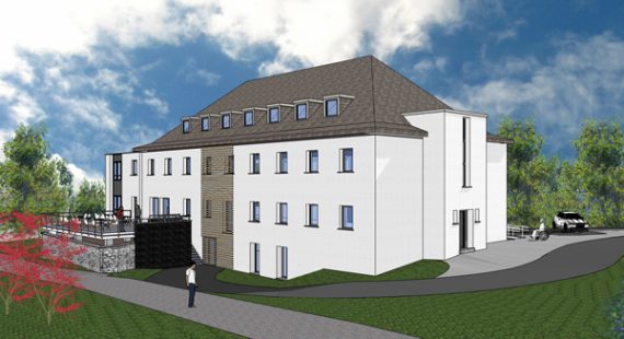 Simulation der renovierten Jugendherberge in Eupen