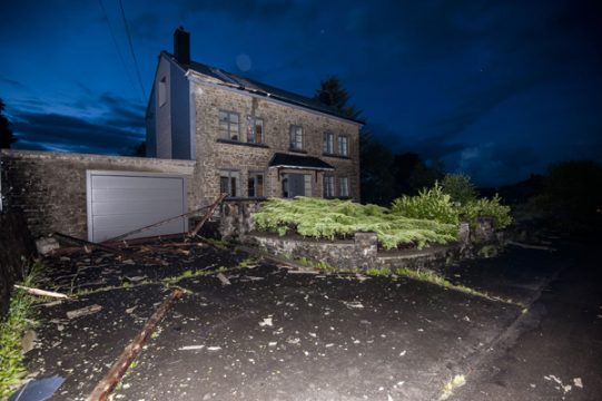 Tornado richtet schwere Schäden in Manhay an