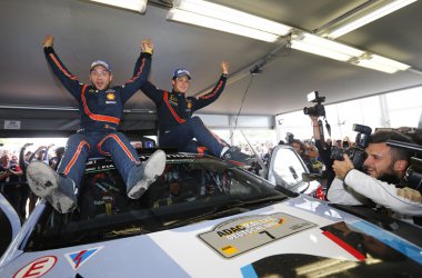 Erster WM-Sieg: Thierry Neuville und Nicolas Gilsoul gewinnen die Rallye Deutschland - Bild: Hyundai Motorsport